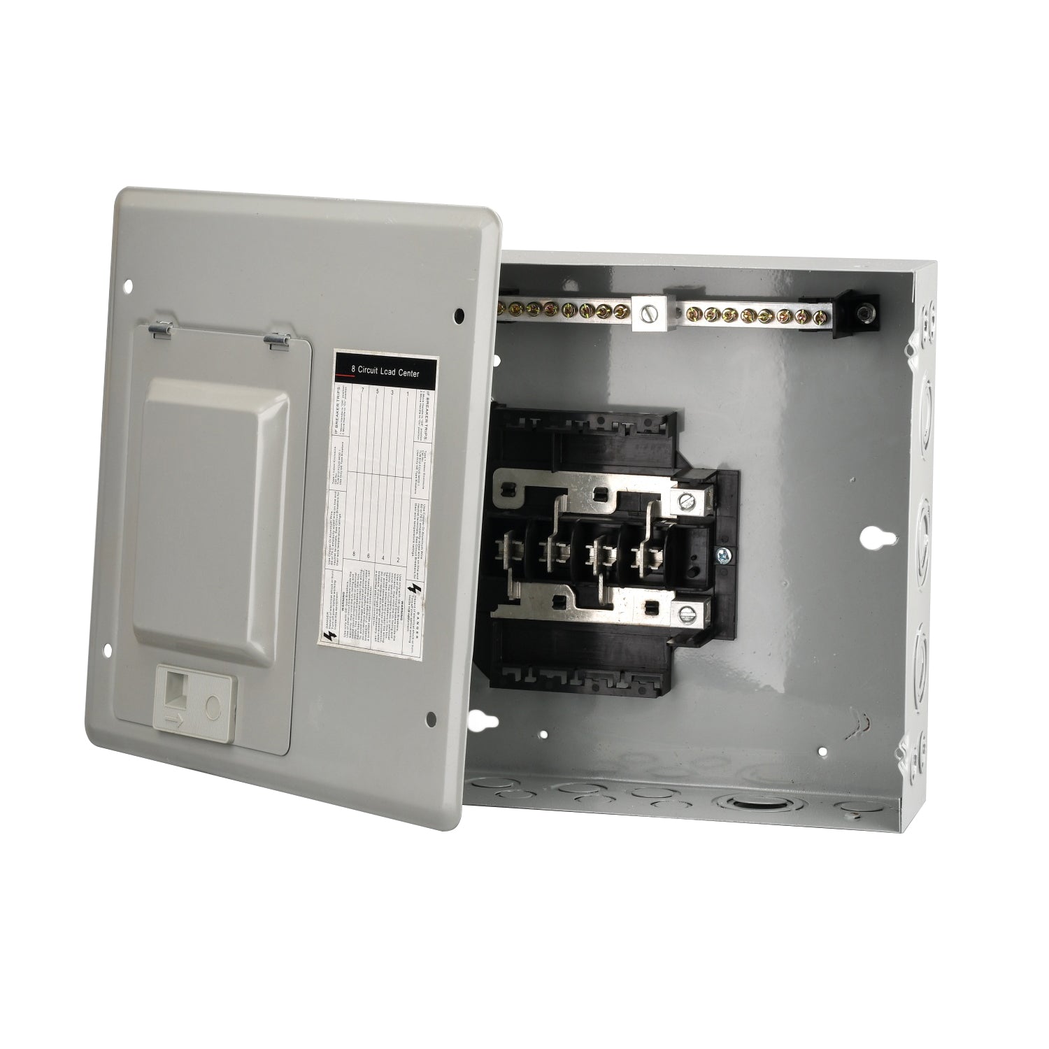 Panel Eléctrico Cajas de Distribucion o Carga para Breakers. Capacidad de Carga Total es 125 Amp - 12 Breakers