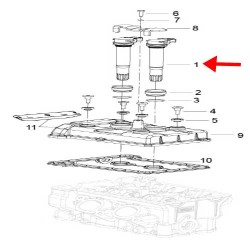 Bobina de encendido - Bobina de alta (302S)