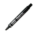 Marcador permanente negro punta biselada 1.8mm