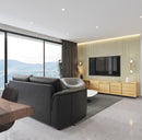 Lámina acanalada decorativa PS Clear wood 12x120x2900 mm