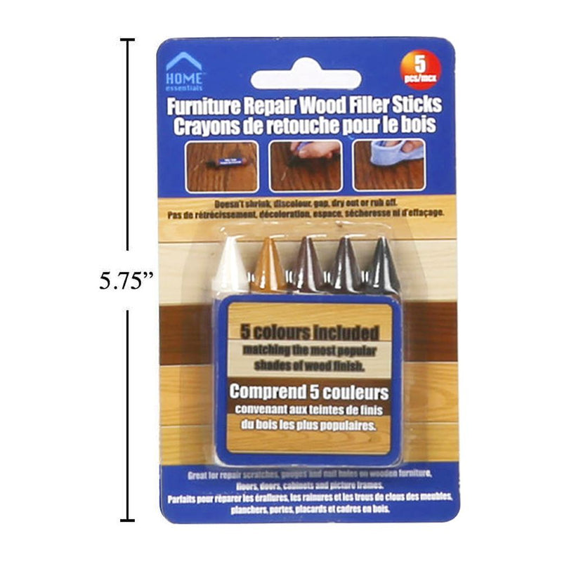 5 piezas de Relleno de madera para reparación de muebles