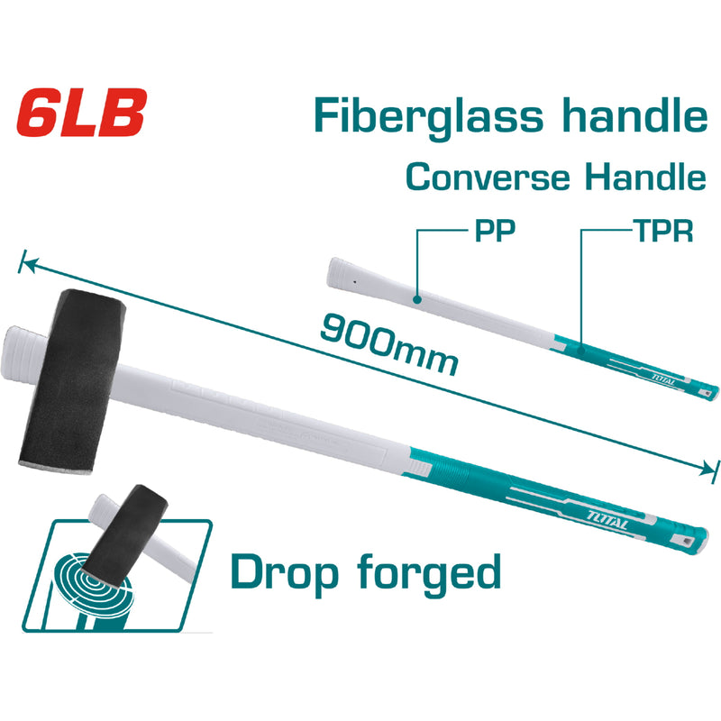 Mazo y hacha 6lb, Tratamiento térmico, Acero