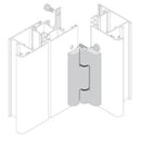 Bisagra de Sobre Poner Hoja Puerta/Inversor. Sistema Plegable. Color Negro