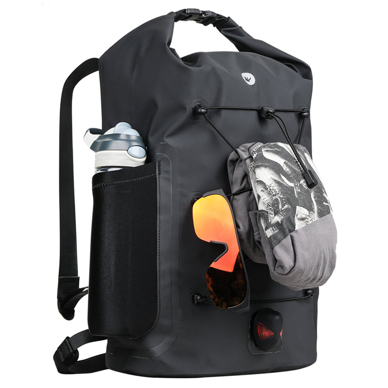 Bolso dry bag 100% impermeable 25L Negro Rhinowalk