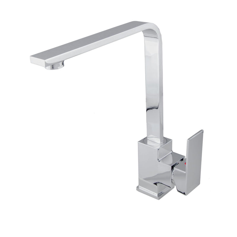 Llave de fregador monomando ecológico para fregador. Tipo cuadrado