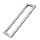 Tirador cuadrado de 19x152mm brillante.