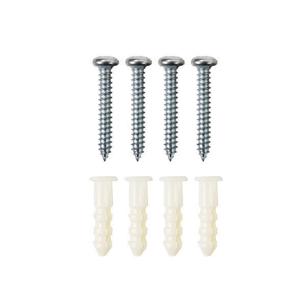 (4 Piezas) Kit de anclajes y tornillos