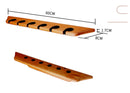 Rack madera de pared para cañas de pescar