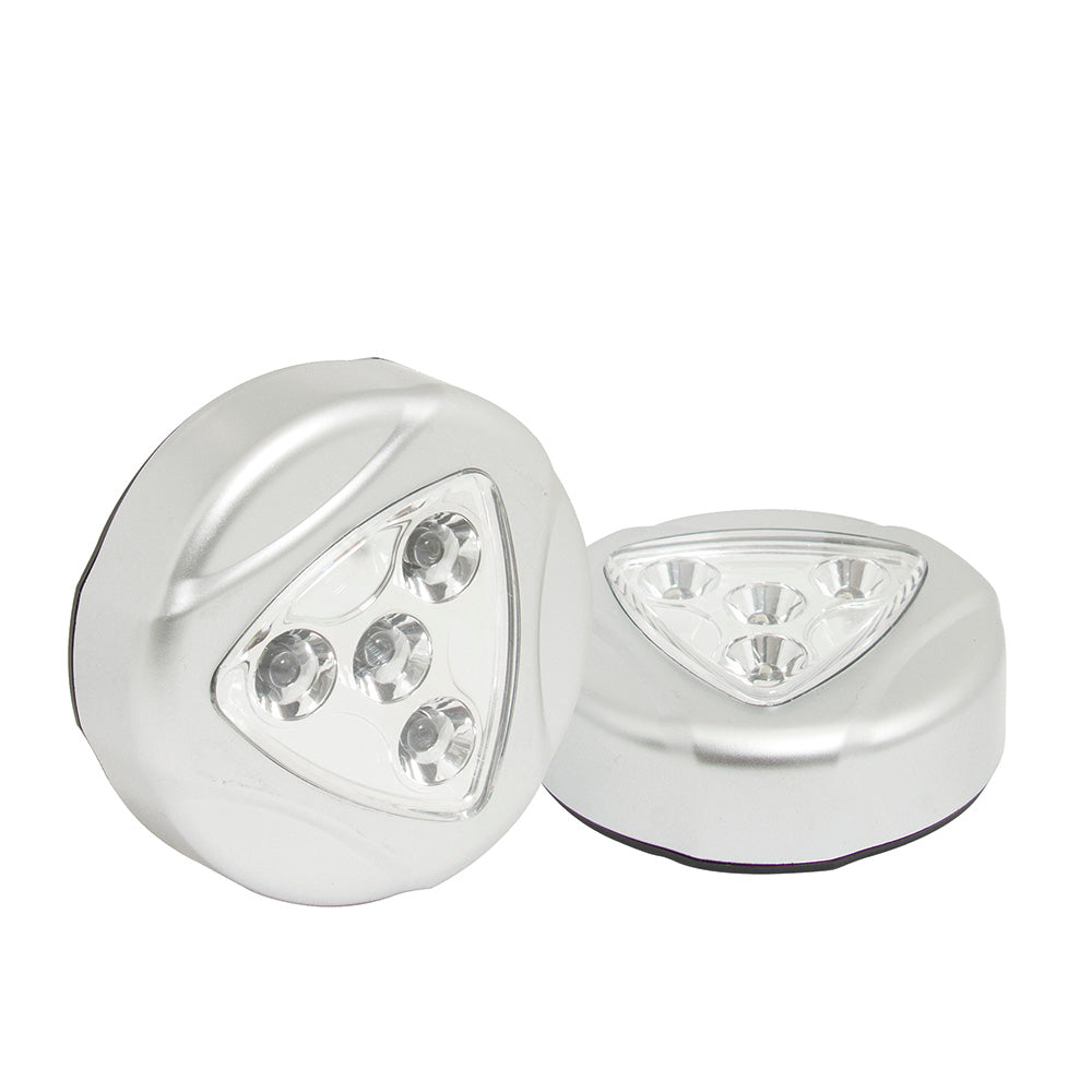 Surtek Lámpara LED para clóset para 3 pilas AAA (2 piezas)
