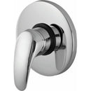 Llave de palanca maneral para ducha. Para empotrar en regadera. Mezcladora monomando