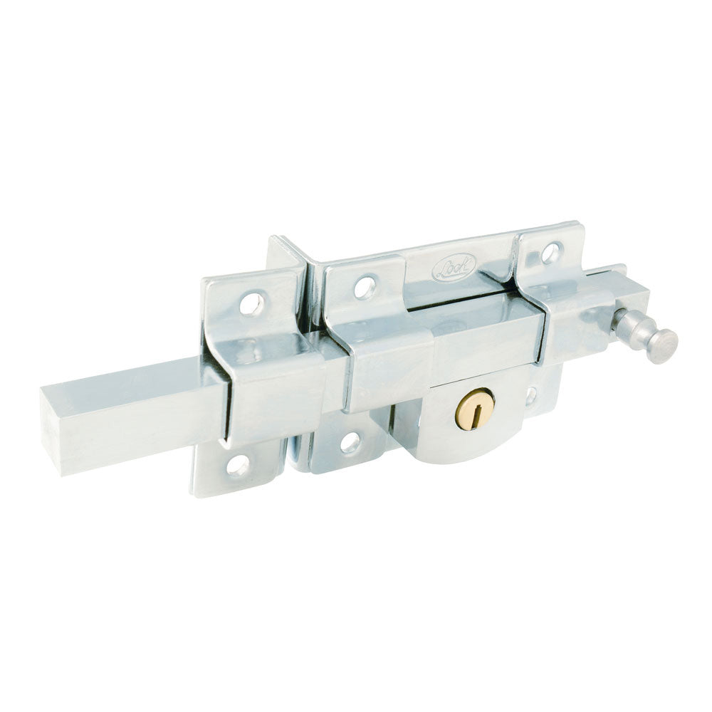 Cerradura izq barra libre estándar cromo brillante Lock