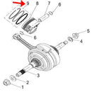 Anillos del piston (K-BLADE125)