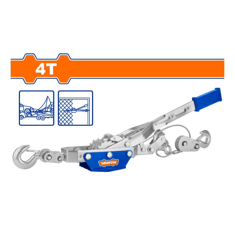 Malacate Cadena de Remolque 4T.Diámetro cable: 5.5m. Long cable:3m. 3 ganchos. Antideslizante. Tecle cabrestante winche tirador