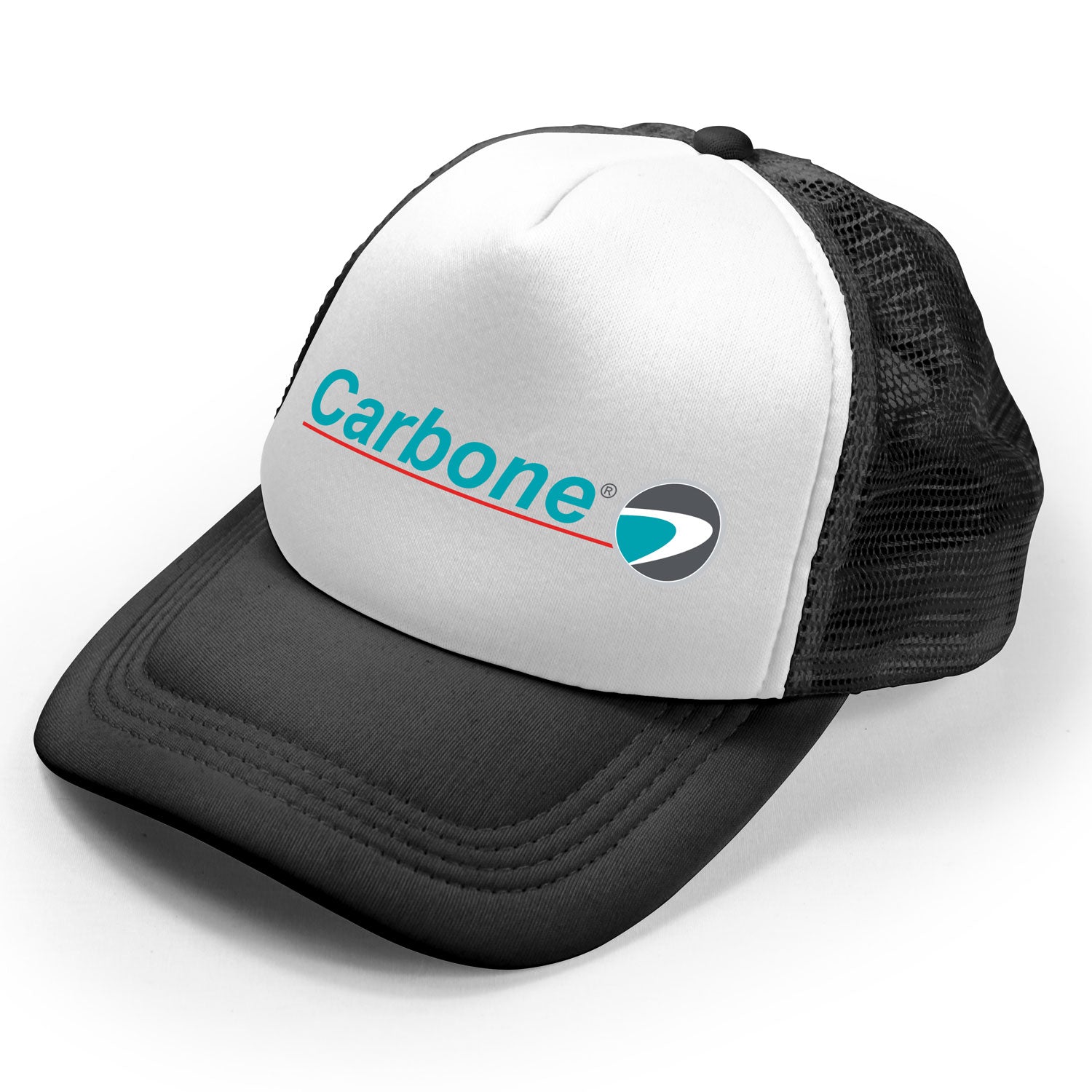 Gorra carbone blanca y negro.