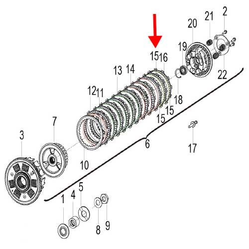 Plato de friccion II (752S)