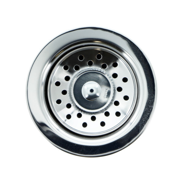 Canasta de plastico con colador de acero inoxidable de 4" para fregadero