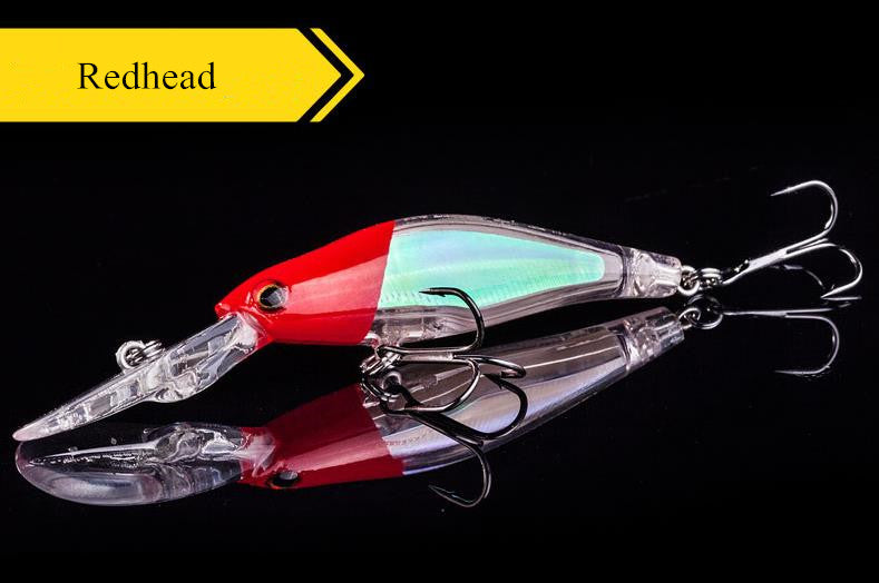 Señuelo Monnow lengua larga 9cm Red