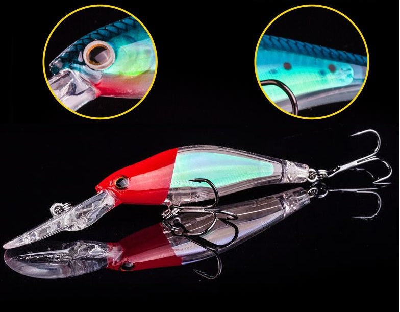 Señuelo Monnow lengua larga 9cm Red