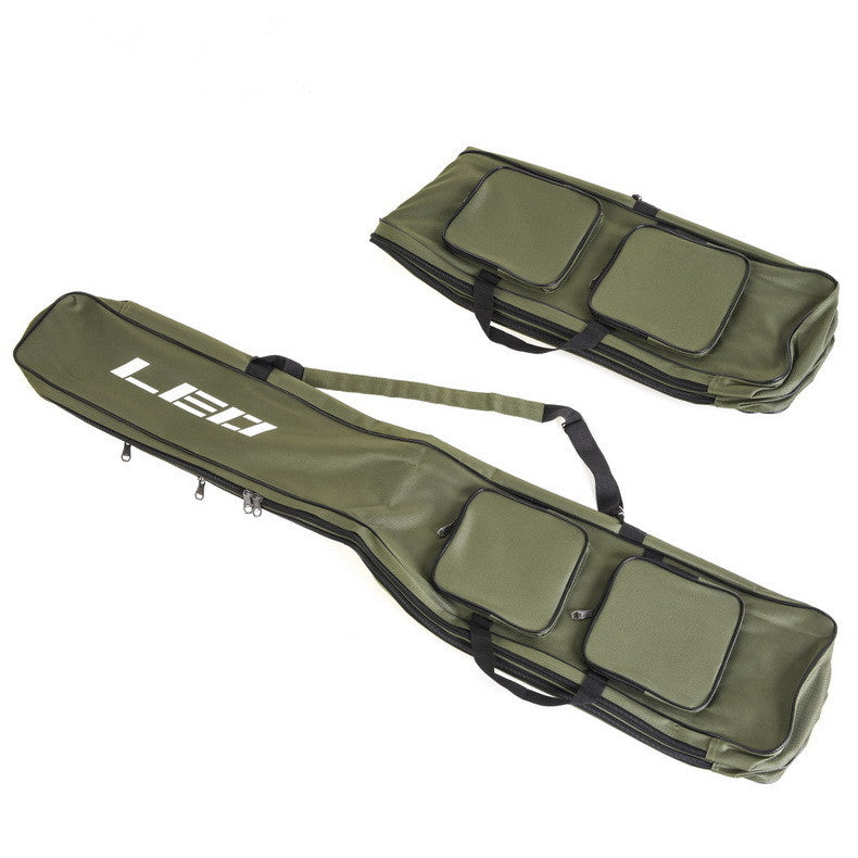 Bolso estuche para cañas y accesorios de pesca