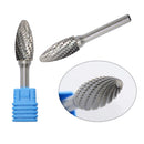 Fresa lima rotativa de carburo de tungsteno Ovalada vastago 6mm. Para motortool