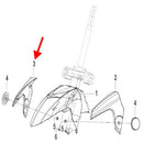 Panel decotarivo frontal izquierdo (K-BLADE125)