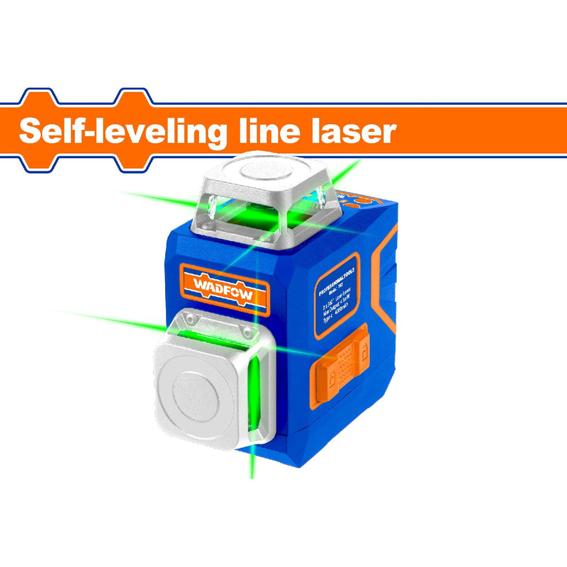 Nivel de Laser Autonivelante Verde. Rango:0~30m. Plano horizontal de 360° y vertical de 360°.