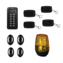 Barrera vehicular derecha con brazo retraible de 5m 110V/60hz.(2años)