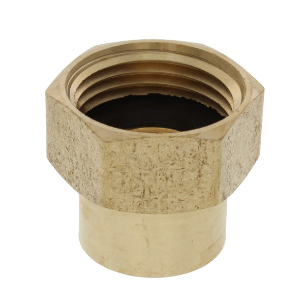 Niple para manguera de jardín (hembra 3/4" x hembra 1/2")