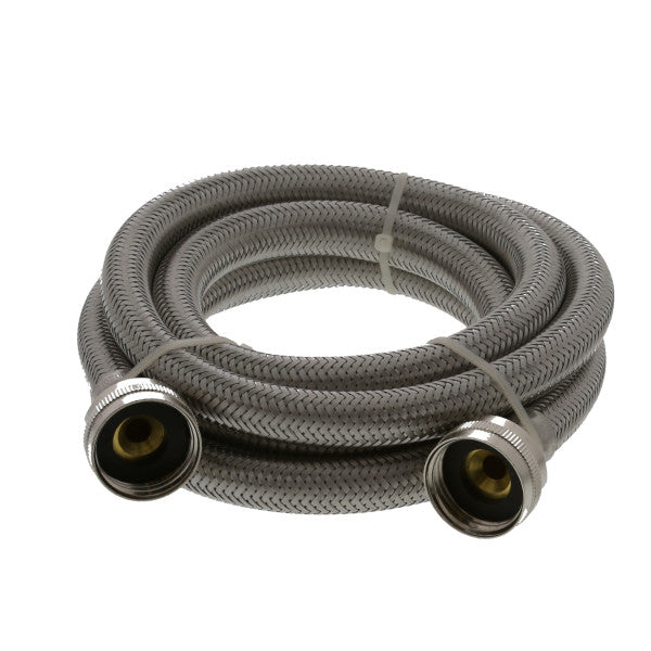 Manguera de acero inoxidable de 72" para lavadora 3/4"