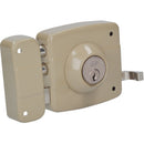 Cerradura de sobreponer de dos bulones, izquierda Lock.