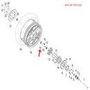 Rodamiento 6302-2RS (RGK150 / TNT150 / TNT135 / TNT25 / TRK251 / LEONCINO250 / ZAFFERANO250)