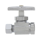 Llave recta de 3/8" x 3/8"  Compress x Push-On