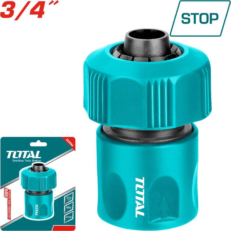 Conector rápido para manguera con adaptador de 3/4”