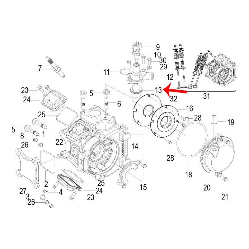 Termostato (TNT25 / TRK251 / LEONCINO250 / 302S / LEONCINO500 / TRK502X / ZAFFERANO250)