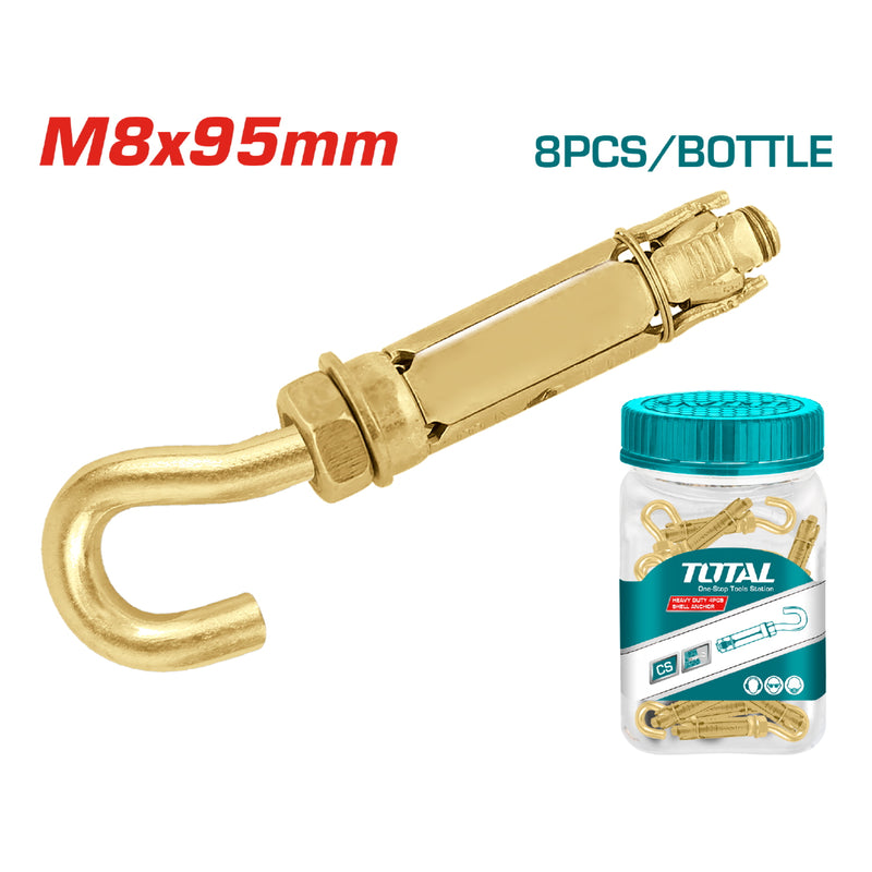 (8 unidades) Juego de Tacos de anclaje M8x14mm.