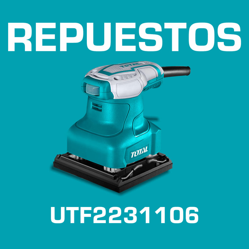 Repuestos Lijadora de mano electrica 240w Codigo  UTF2231106