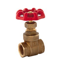 Válvula  de compuerta 1/2" de bronce roscada NPT 100 PSI