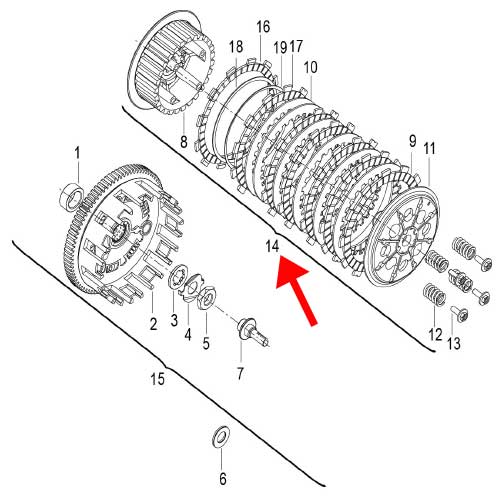 Embrague completo (302S)