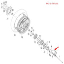 Rodamiento 6204-2RS (TNT135, TNT150, TNT25, TRK251, LEONCINO250, ZAFFERANO250, 302S, LEONCINO500)