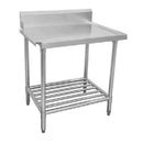 Mesa escurreplatos izquierda. 90cm x 70cm. Compatible con fregadores dobles o triples.