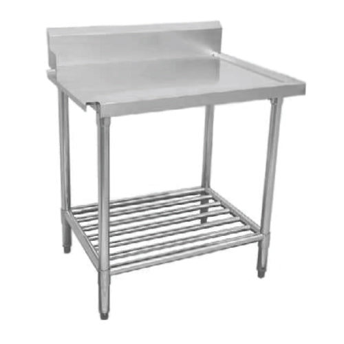 Mesa escurreplatos izquierda. 90cm x 70cm. Compatible con fregadores dobles o triples.