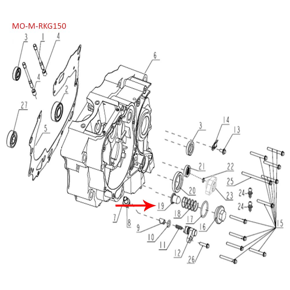 Filtro metalico (K-BLADE125 / RKG150 / TX200)