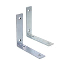 (Par) Escuadras de esquina de 90 grados galvanizadas de 4" x 7/8"