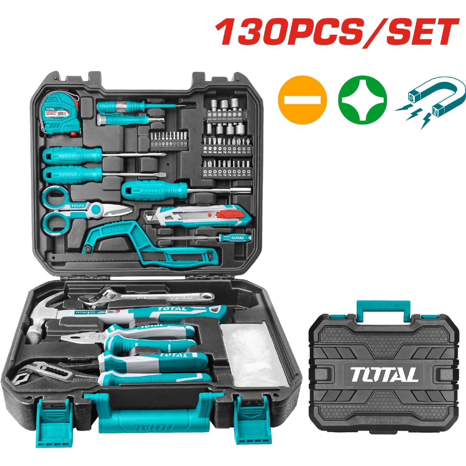 Juego de herramientas de 130 piezas