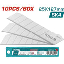 Cuchillas de repuestos exacto 10pzas 25*127MM SK4
