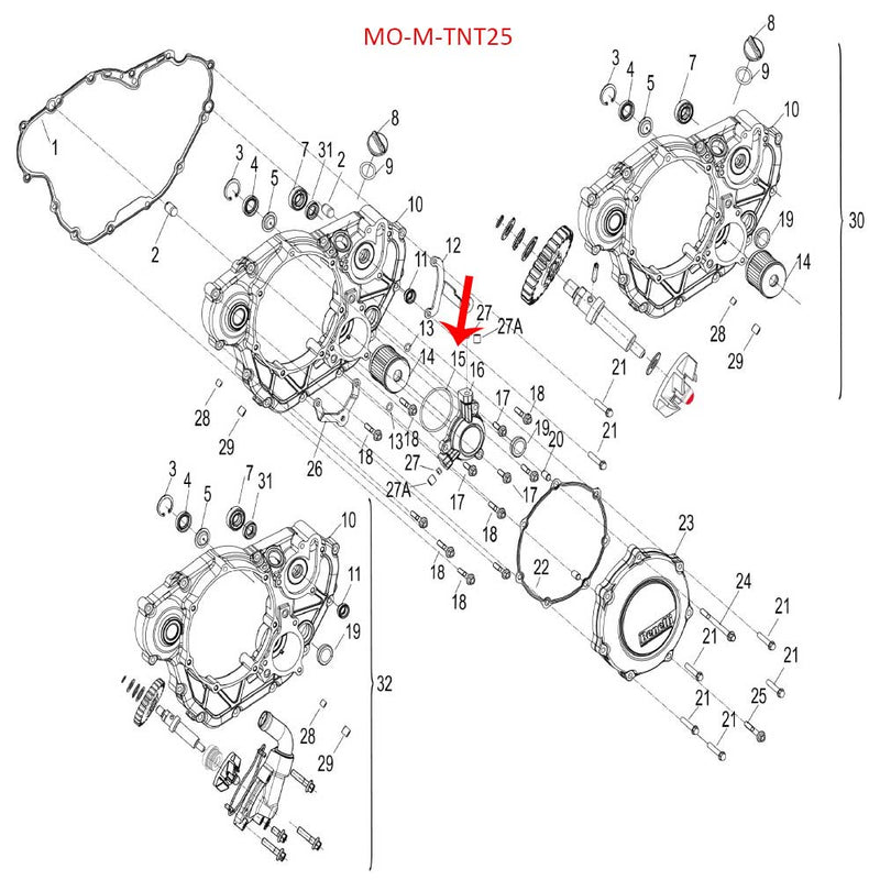 O Ring (LEONCINO250 / TNT25 / TRK251)