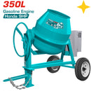 Mezclador de concreto a gasolina. Motor Honda GX270 6.6Kw(9HP). Capacidad 350L (1 1/2 sacos ) Concre