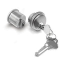 Cilindro Mortise 1-5/32_ Silver  (incluye 2 llaves) Viene en par.