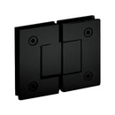 Bisagra de baño vidrio-vidrio 180 grados color negra. Bronce alta calidad.