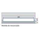 Haladera Embutida de Presion para Ventana y Puerta corrediza. Color negro.